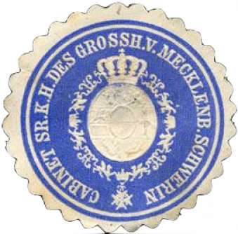 Siegelmarke_Cabinet_Seiner_Koeniglichen_Hoheit_des_Grossherzogs_von_Mecklenburg_Schwerin.png